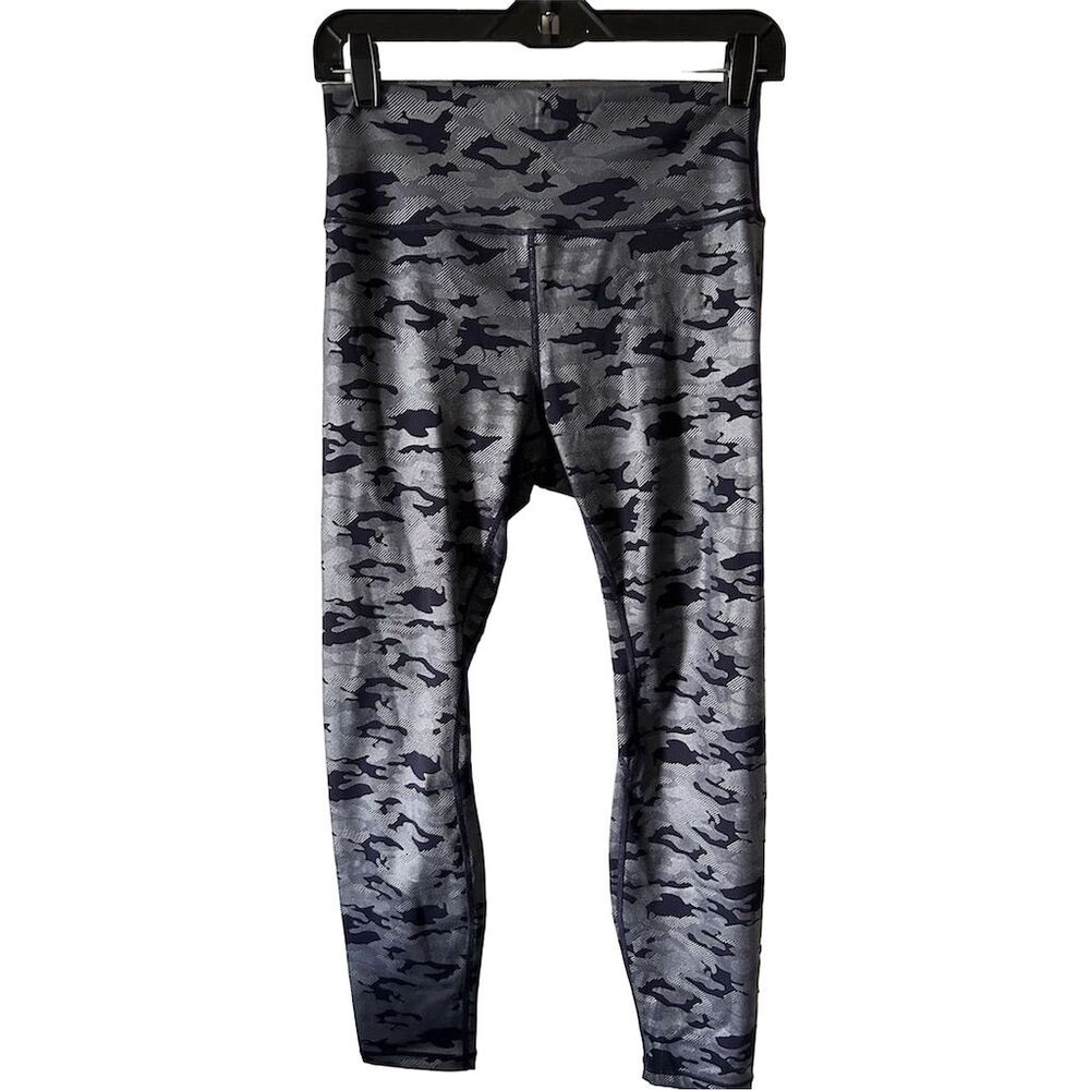 Zyia Active Women’s Silver Camo Supreme Hi-Rise Size 12 Leggings Metallic Sheen‎ - Picture 5 of 10